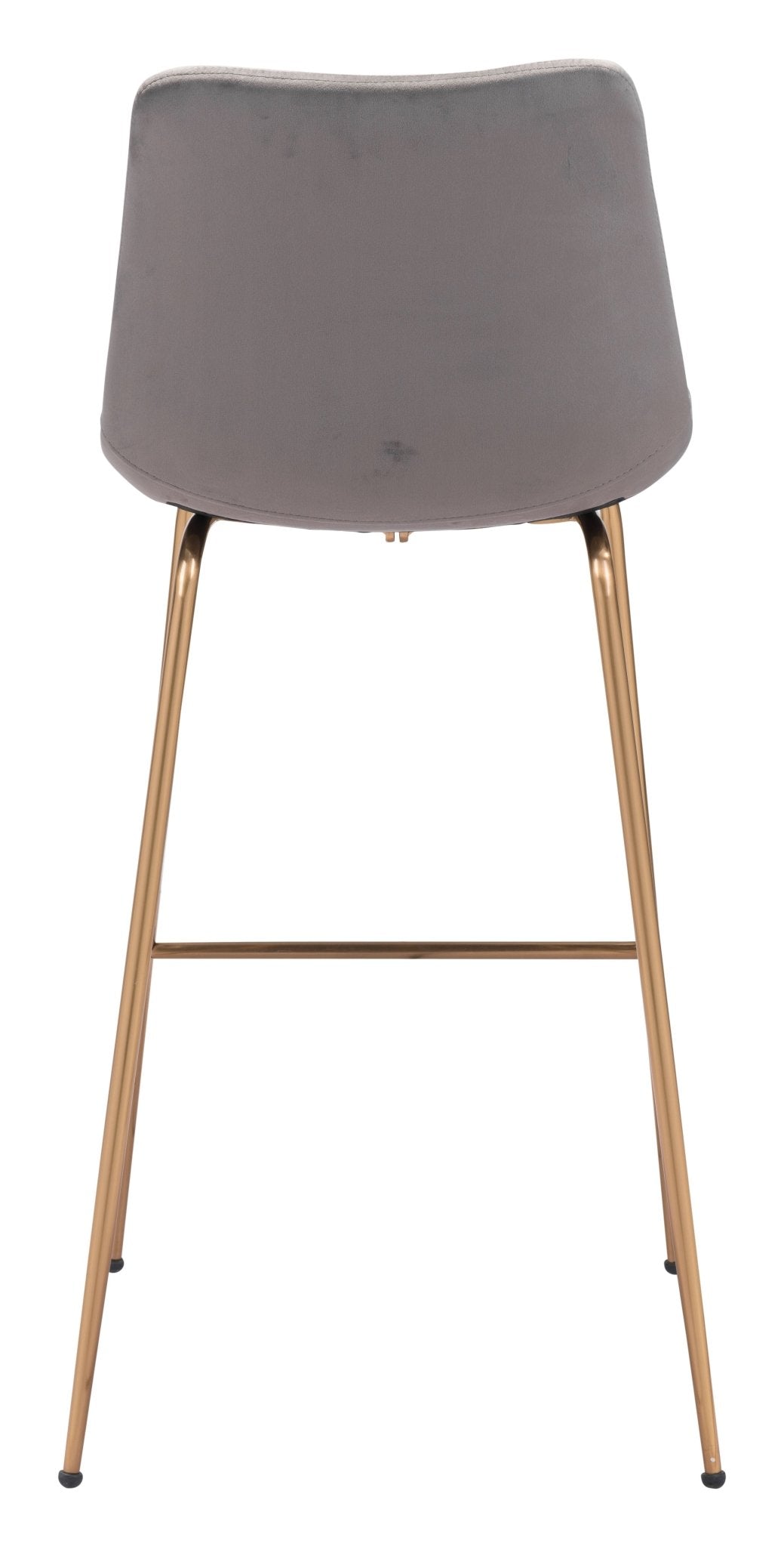 Tony Barstool Gray & Gold - Cozy Roots Decor
