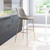 Tony Barstool Gray & Gold - Cozy Roots Decor