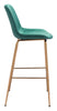Tony Barstool Green & Gold - Cozy Roots Decor