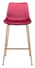 Tony Barstool Red & Gold - Cozy Roots Decor