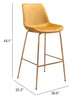 Tony Barstool Yellow & Gold - Cozy Roots Decor