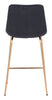 Tony Counter Stool Black & Gold - Cozy Roots Decor