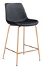 Tony Counter Stool Black & Gold - Cozy Roots Decor