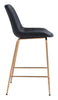 Tony Counter Stool Black & Gold - Cozy Roots Decor