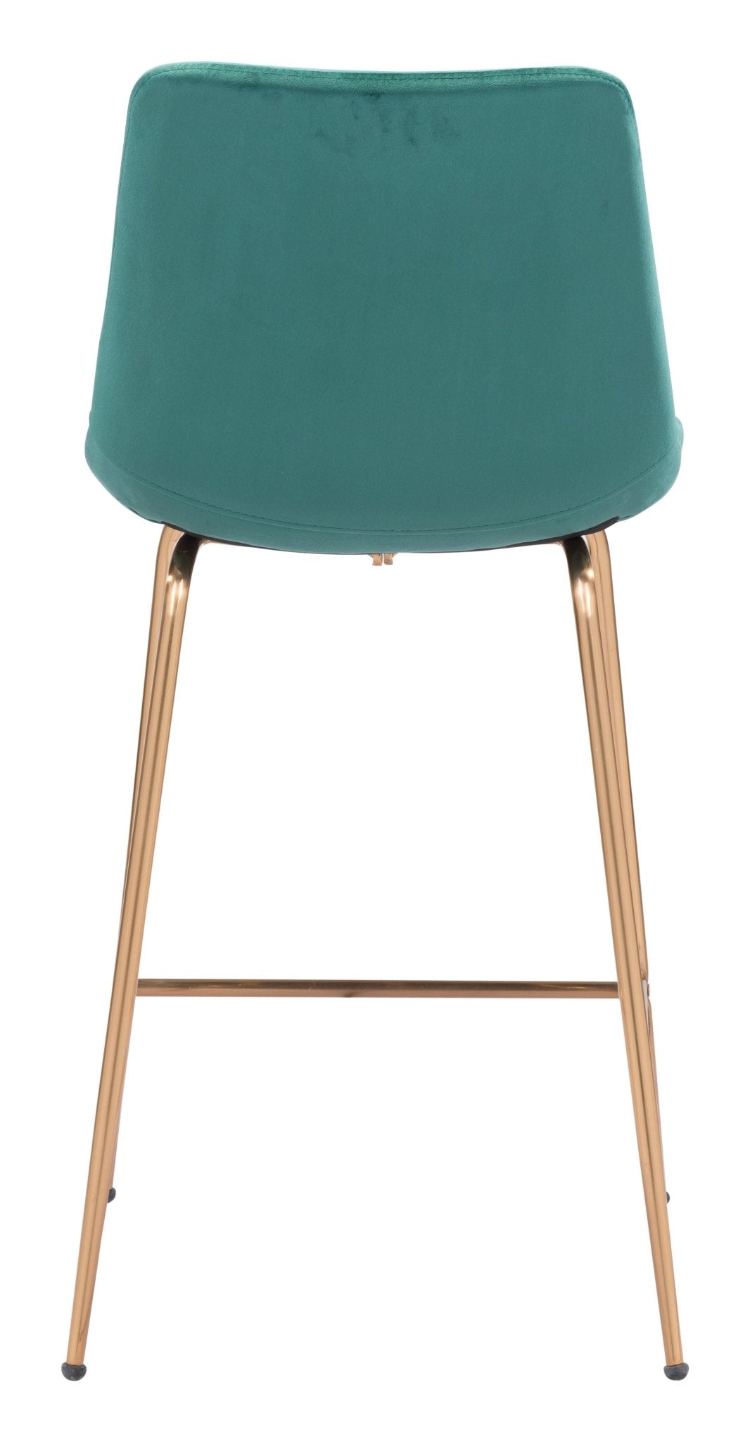 Tony Counter Stool Green & Gold - Cozy Roots Decor