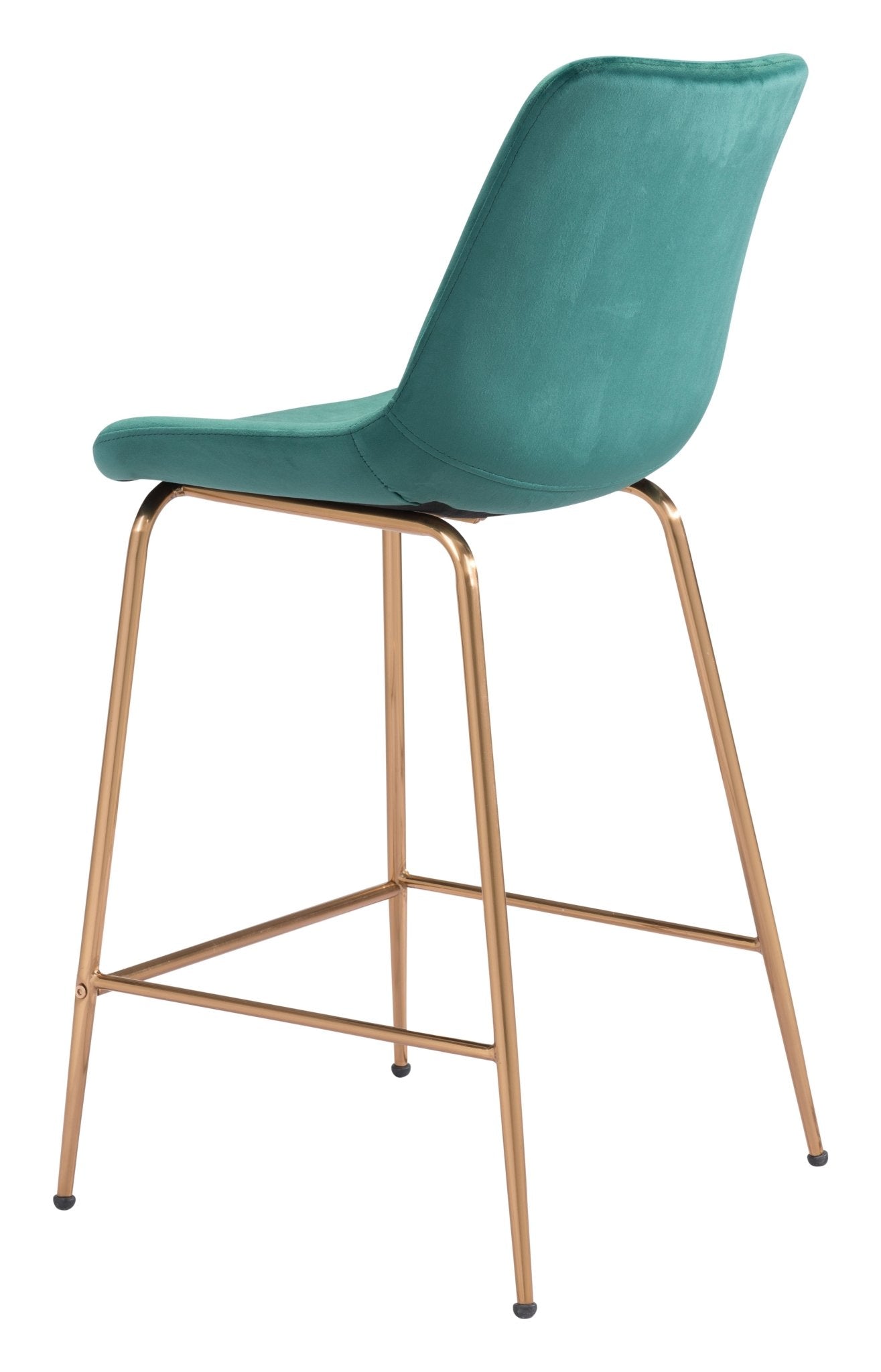 Tony Counter Stool Green & Gold - Cozy Roots Decor