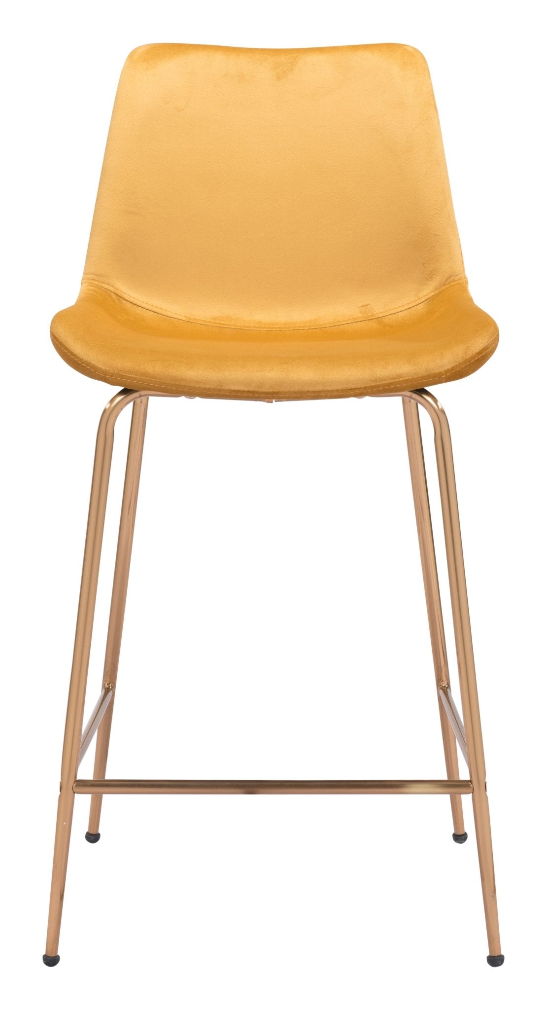 Tony Counter Stool Yellow & Gold - Cozy Roots Decor