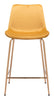 Tony Counter Stool Yellow & Gold - Cozy Roots Decor