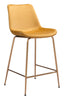Tony Counter Stool Yellow & Gold - Cozy Roots Decor
