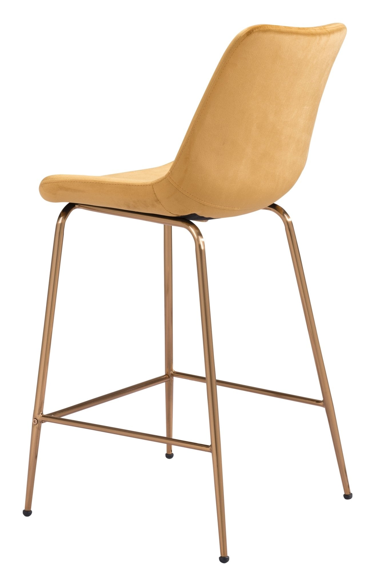 Tony Counter Stool Yellow & Gold - Cozy Roots Decor