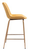 Tony Counter Stool Yellow & Gold - Cozy Roots Decor