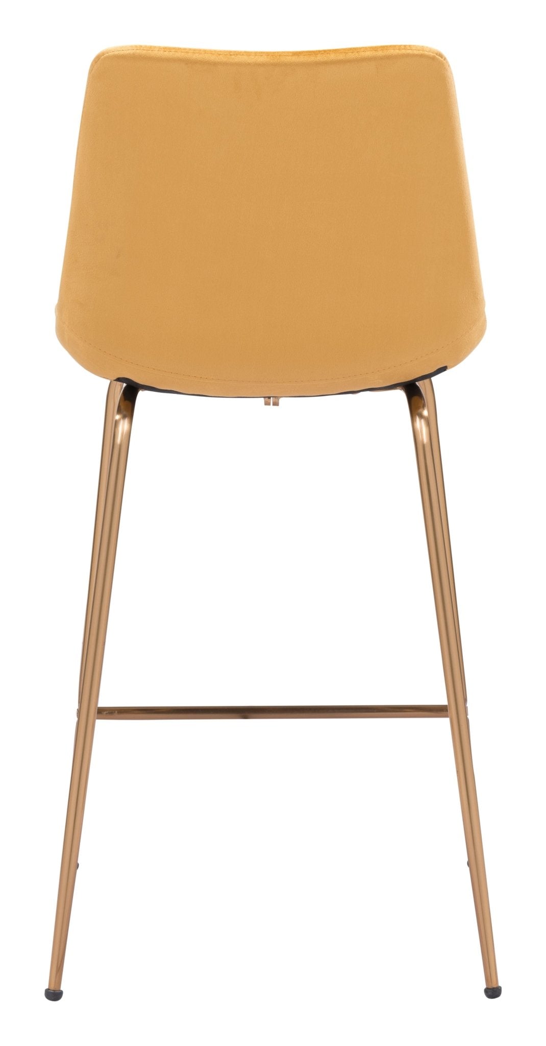 Tony Counter Stool Yellow & Gold - Cozy Roots Decor