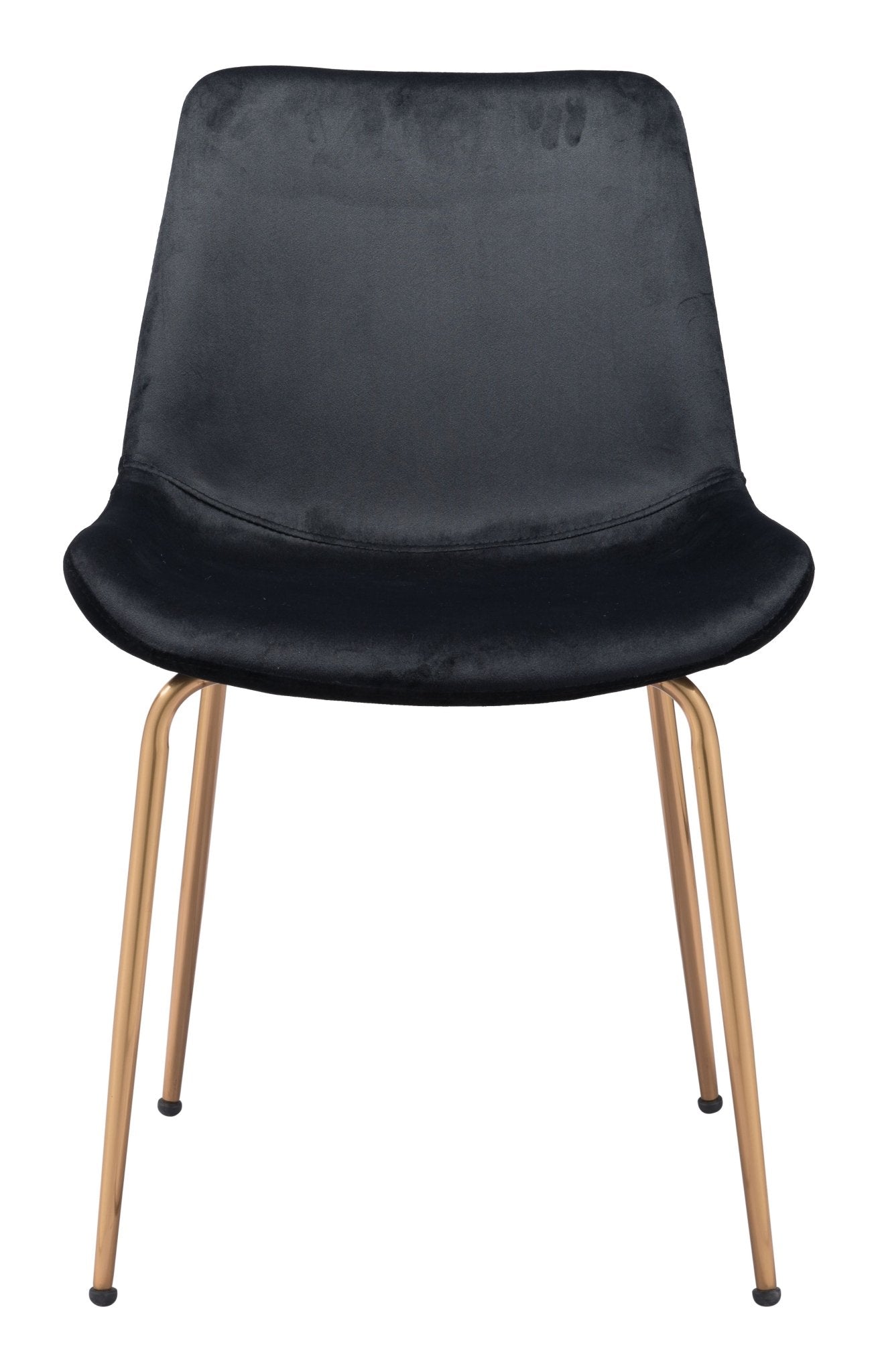 Tony Dining Chair (Set of 2) Black & Gold - Cozy Roots Decor