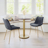 Tony Dining Chair (Set of 2) Black & Gold - Cozy Roots Decor