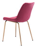 Tony Dining Chair (Set of 2) Red & Gold - Cozy Roots Decor