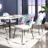 Torrey Dining Chair (Set of 2) Multicolor Print & Gray - Cozy Roots Decor