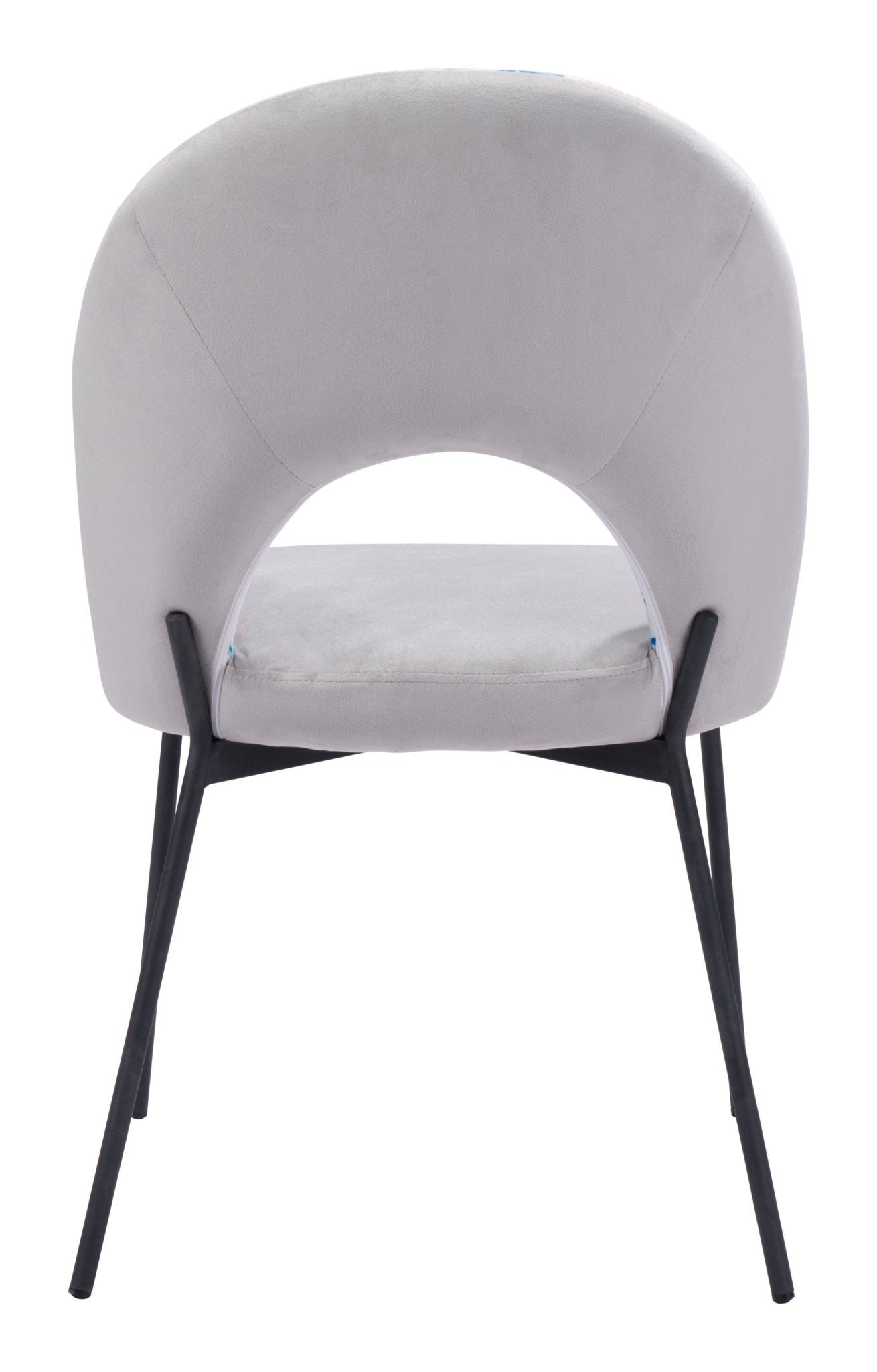 Torrey Dining Chair (Set of 2) Multicolor Print & Gray - Cozy Roots Decor