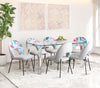 Torrey Dining Chair (Set of 2) Multicolor Print & Gray - Cozy Roots Decor