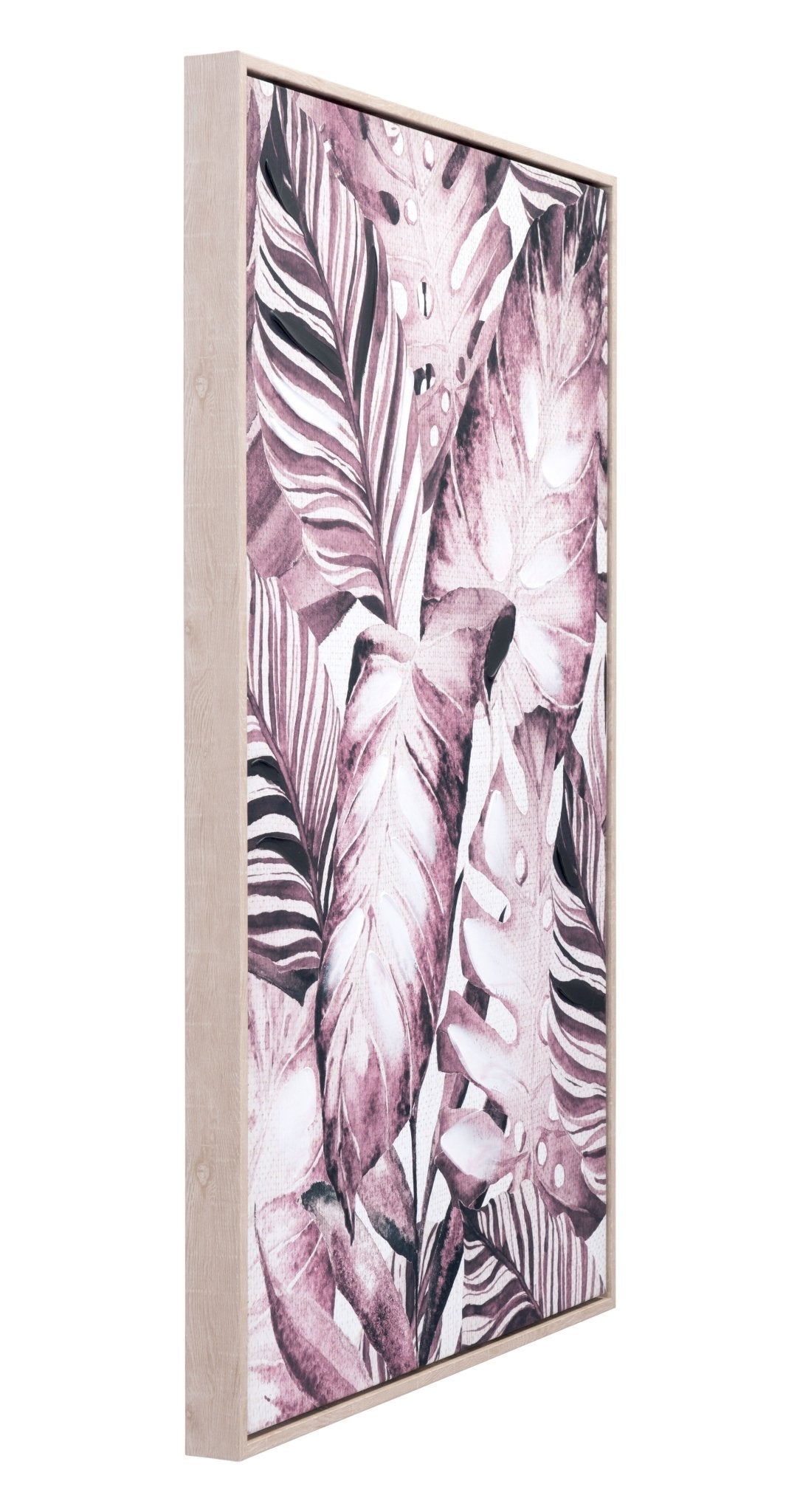 Tropical Palm Canvas Wall Art Multicolor - Cozy Roots Decor