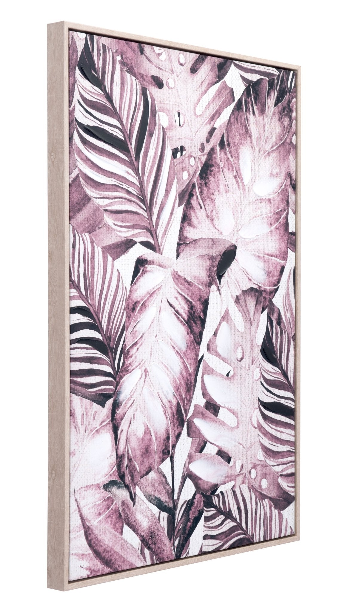Tropical Palm Canvas Wall Art Multicolor - Cozy Roots Decor