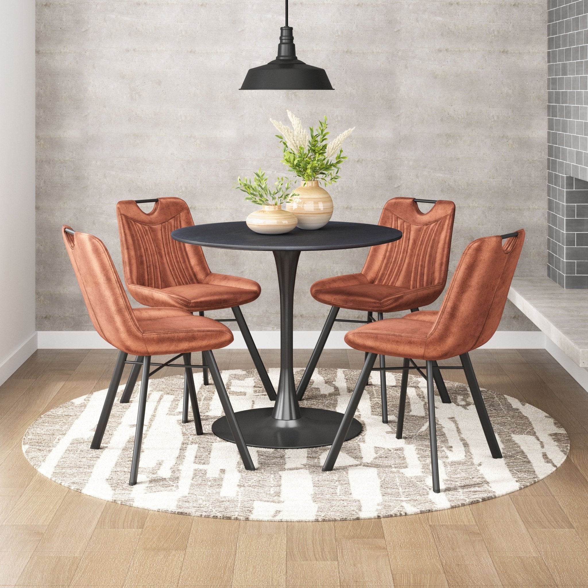 Tyler Dining Chair (Set of 2) Brown - Cozy Roots Decor