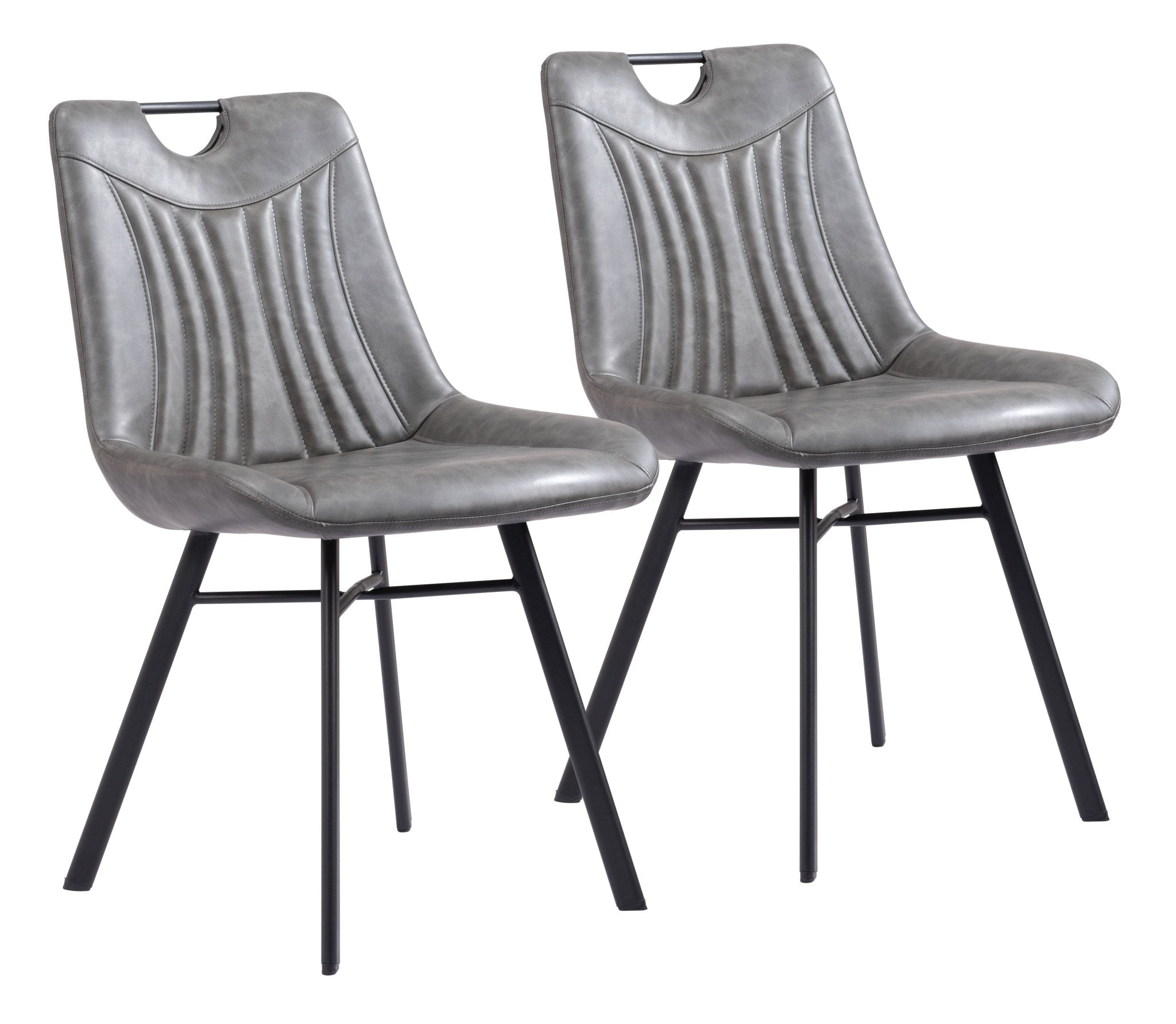 Tyler Dining Chair (Set of 2) Vintage Gray - Cozy Roots Decor