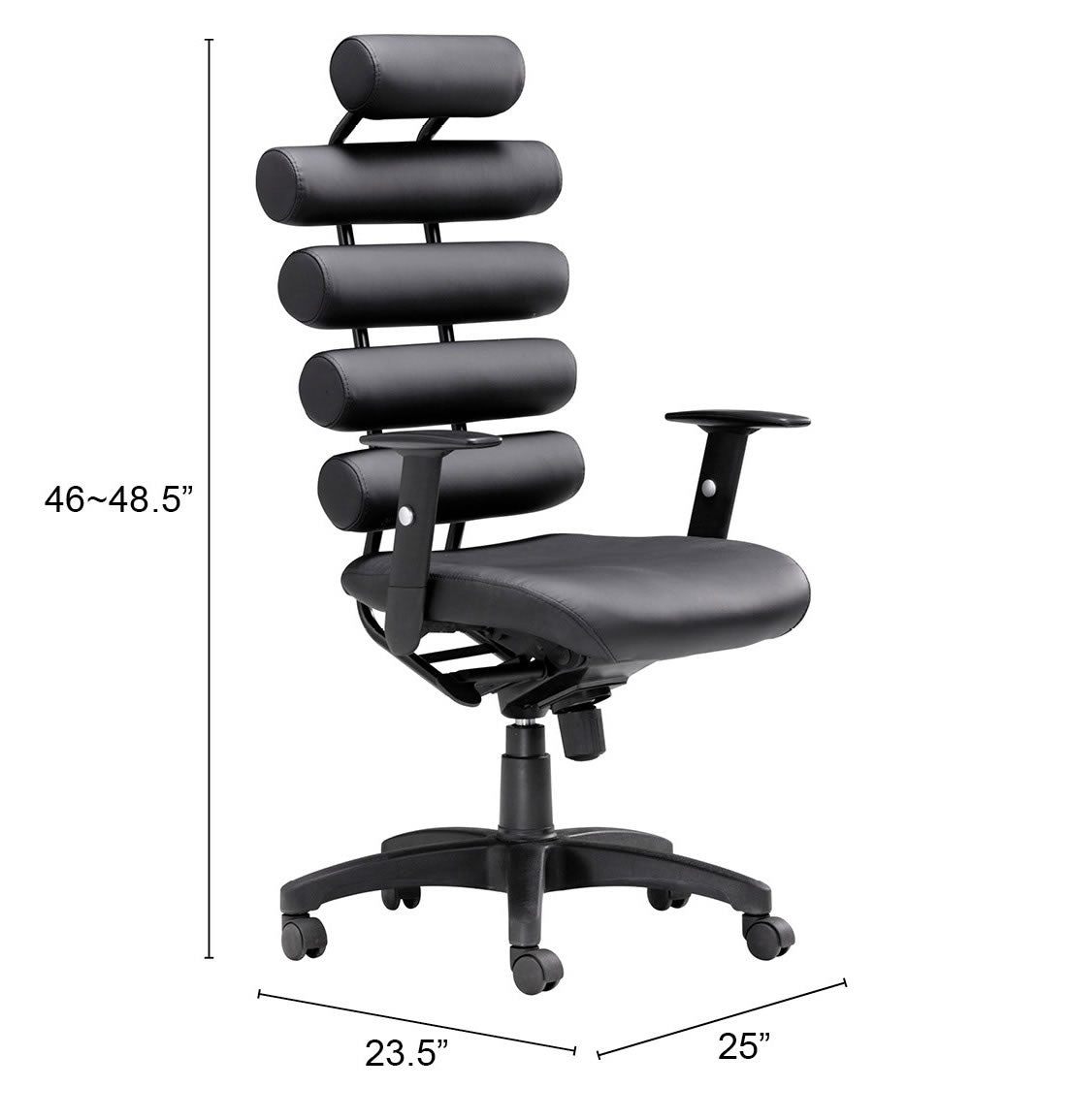 Unico Office Chair Black - Cozy Roots Decor