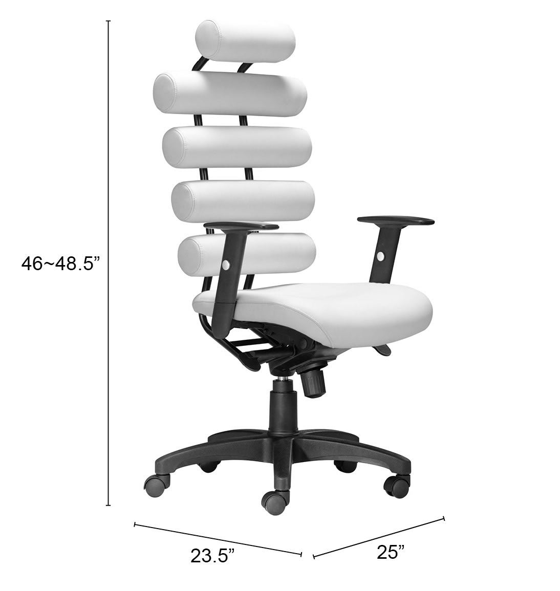 Unico Office Chair White - Cozy Roots Decor