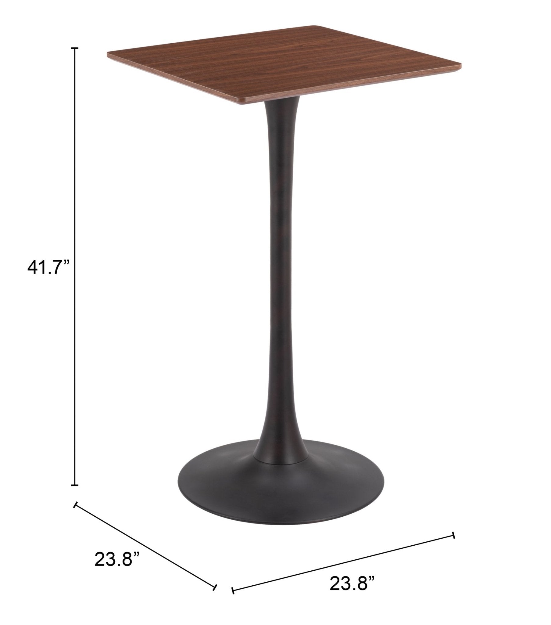 Valleta Bar Table Brown - Cozy Roots Decor