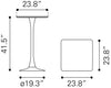 Valleta Bar Table White - Cozy Roots Decor