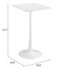 Valleta Bar Table White - Cozy Roots Decor