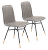 Var Dining Chair (Set of 2) Gray - Cozy Roots Decor