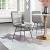 Var Dining Chair (Set of 2) Gray - Cozy Roots Decor