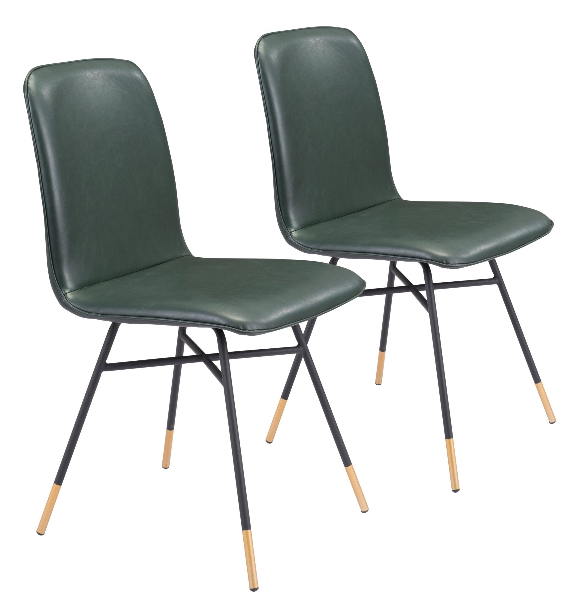 Var Dining Chair (Set of 2) Green - Cozy Roots Decor