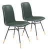 Var Dining Chair (Set of 2) Green - Cozy Roots Decor