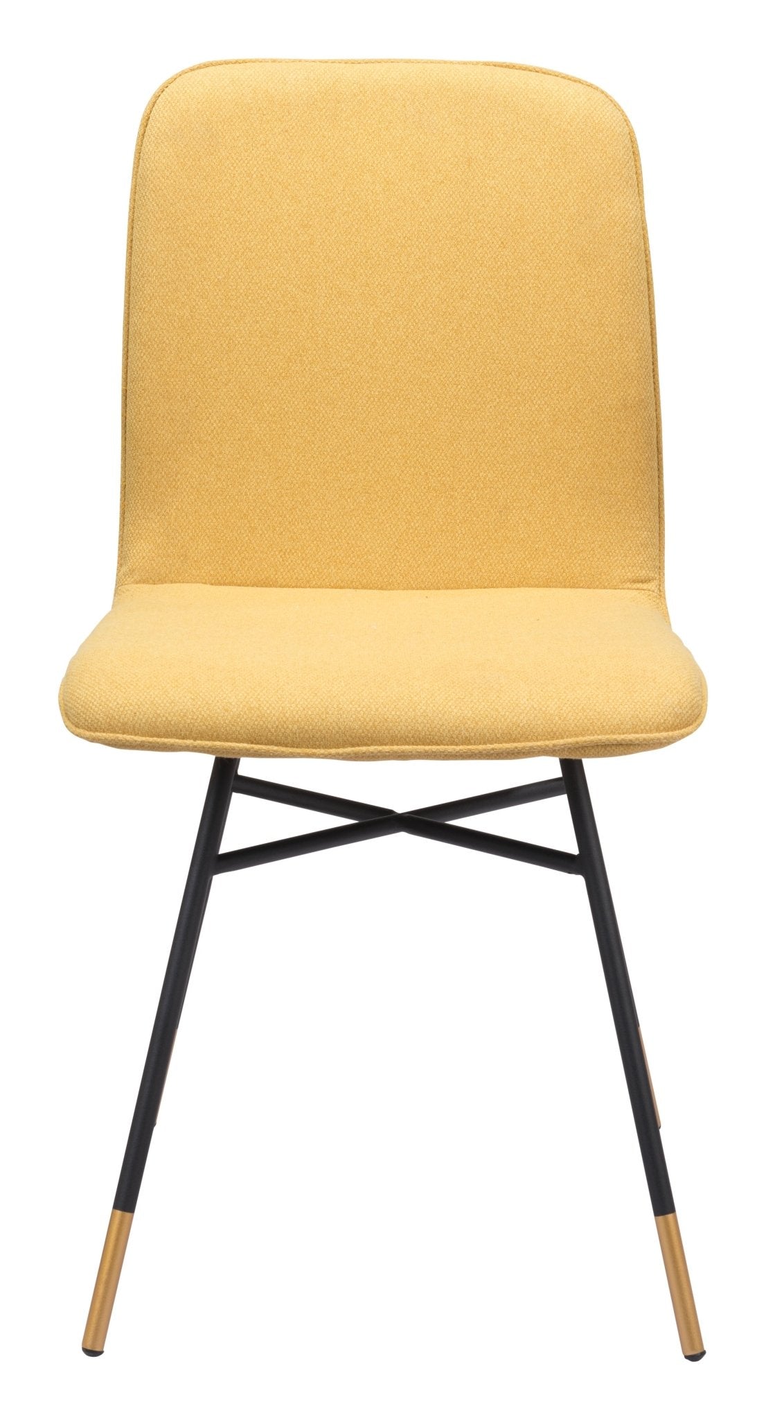 Var Dining Chair (Set of 2) Yellow - Cozy Roots Decor