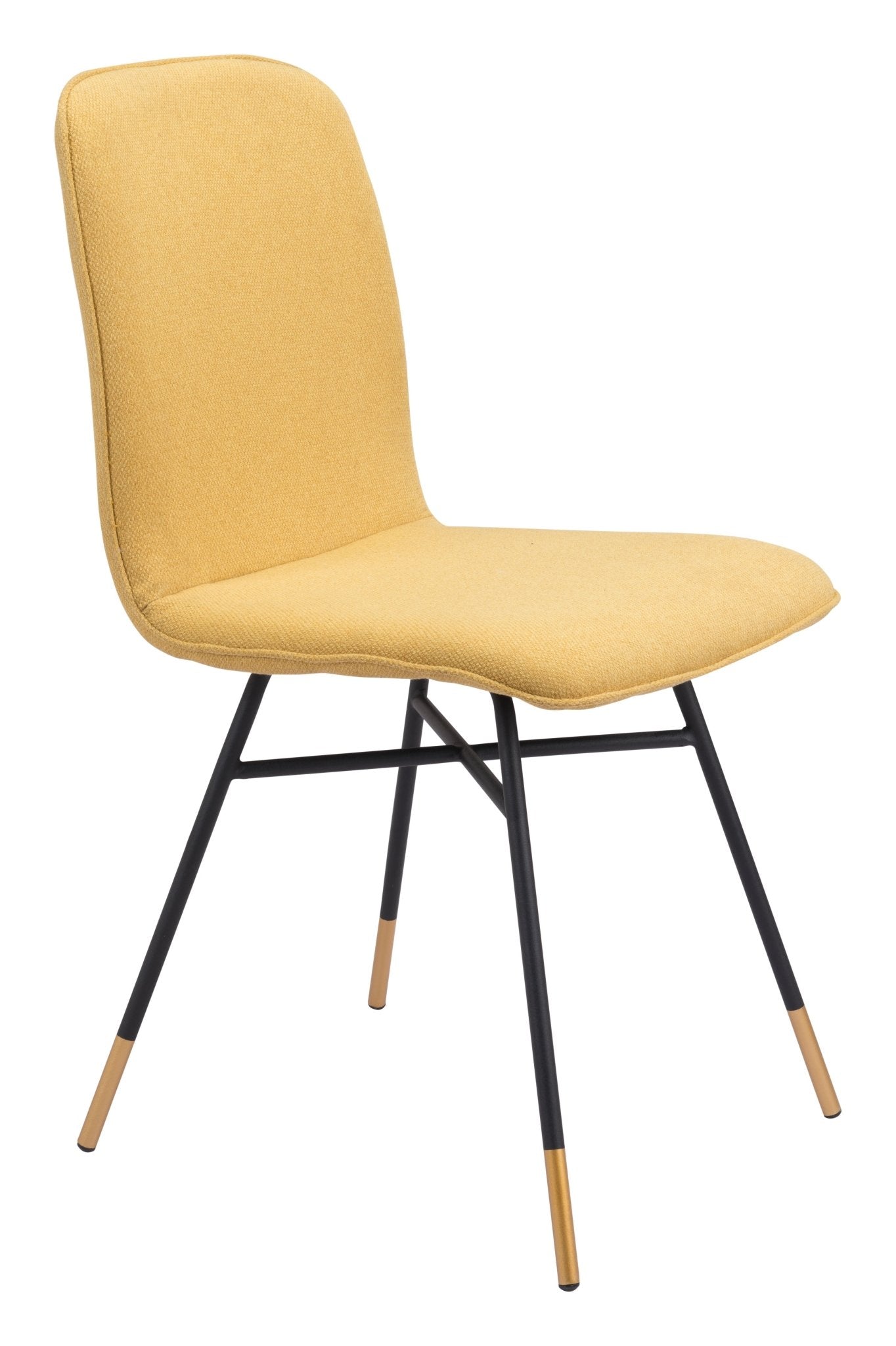 Var Dining Chair (Set of 2) Yellow - Cozy Roots Decor