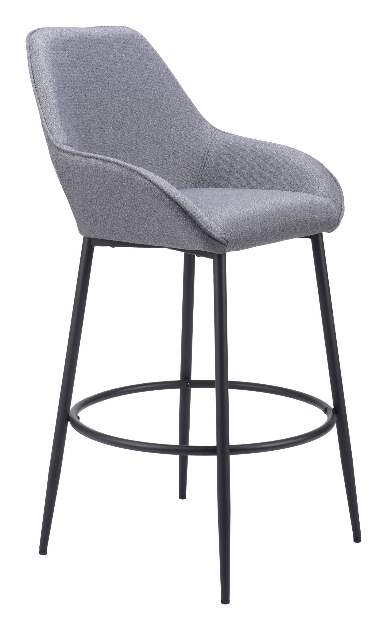 Vila Barstool (Set of 2) Gray - Cozy Roots Decor