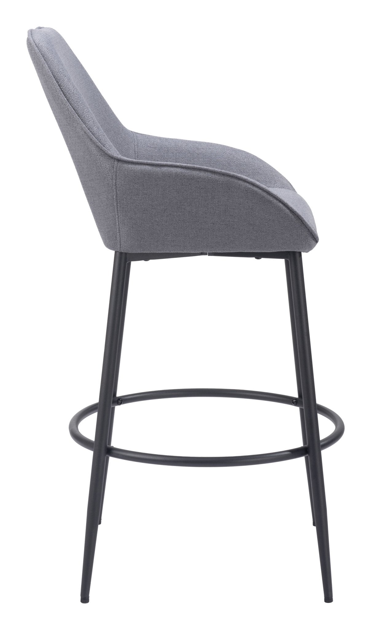 Vila Barstool (Set of 2) Gray - Cozy Roots Decor