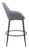 Vila Barstool (Set of 2) Gray - Cozy Roots Decor