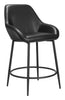 Vila Counter Stool (Set of 2) Black - Cozy Roots Decor
