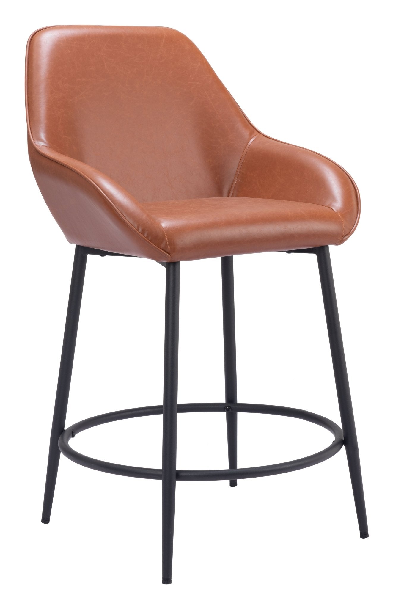 Vila Counter Stool (Set of 2) Brown - Cozy Roots Decor