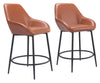 Vila Counter Stool (Set of 2) Brown - Cozy Roots Decor
