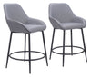 Vila Counter Stool (Set of 2) Gray - Cozy Roots Decor