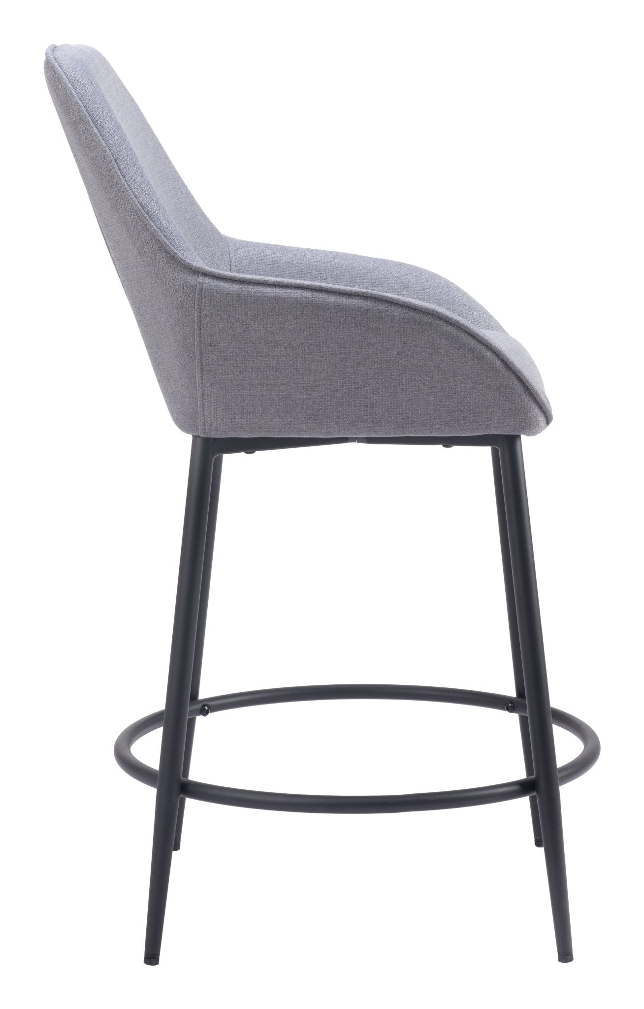 Vila Counter Stool (Set of 2) Gray - Cozy Roots Decor