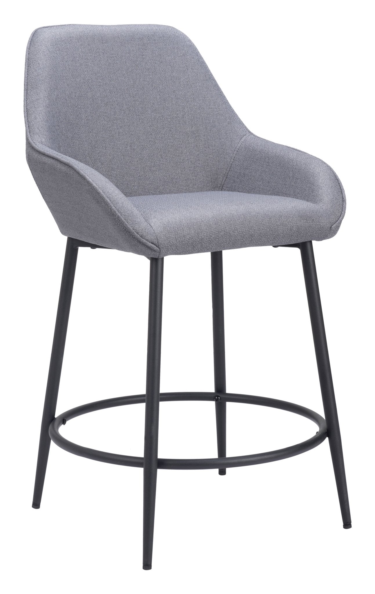 Vila Counter Stool (Set of 2) Gray - Cozy Roots Decor
