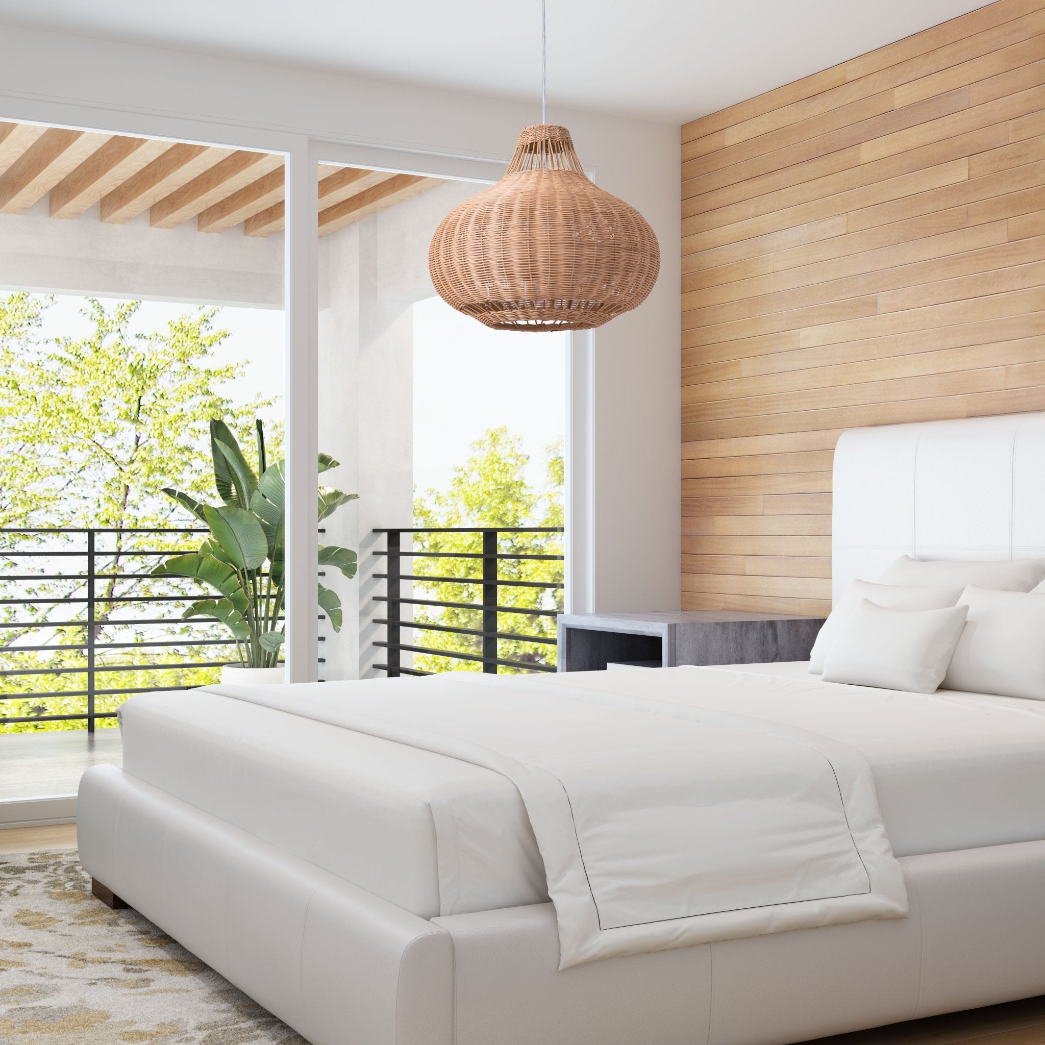 Vincent Ceiling Lamp Natural - Cozy Roots Decor