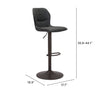 Vital Barstool Vintage Black & Dark Bronze - Cozy Roots Decor