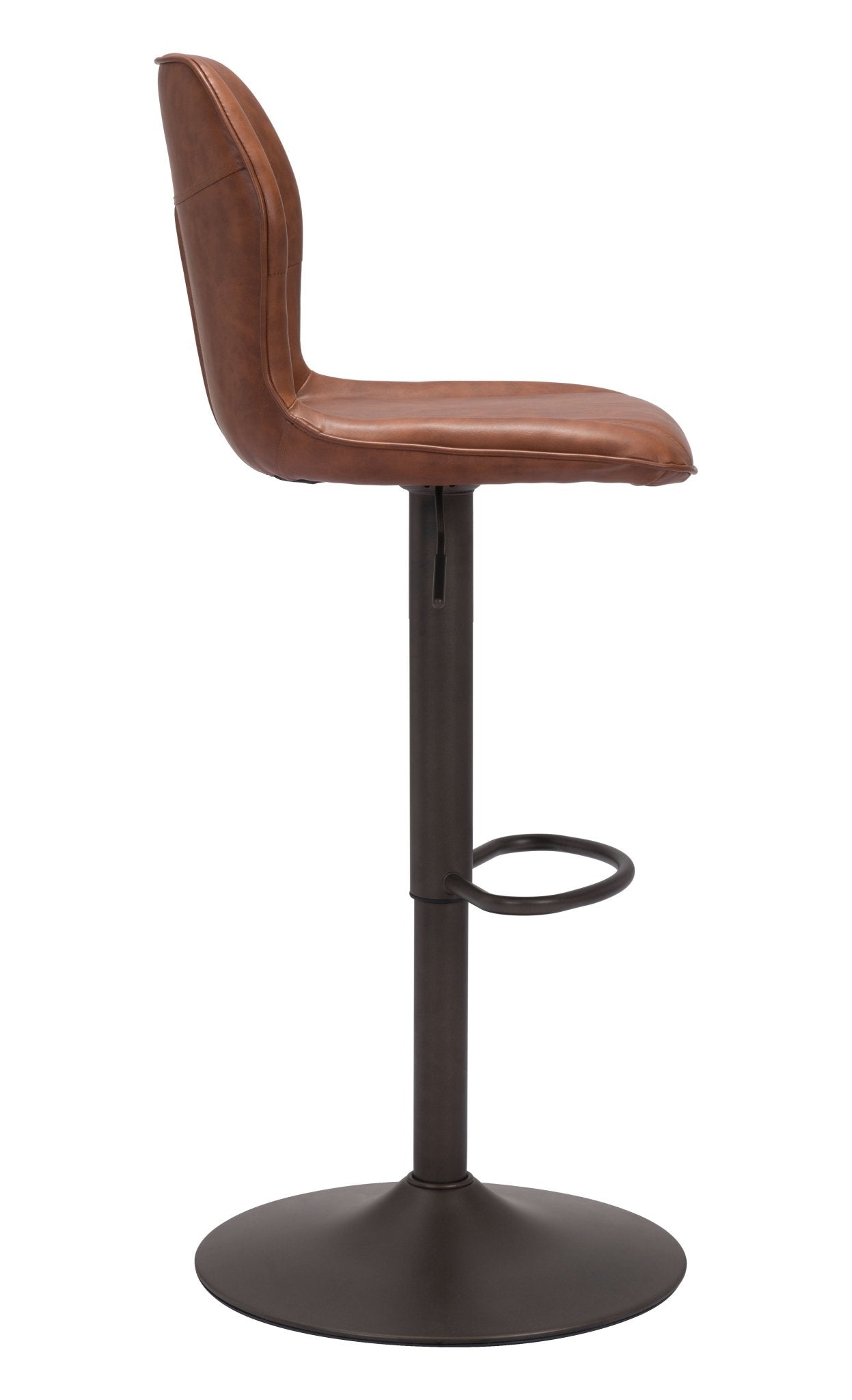 Vital Barstool Vintage Brown & Dark Bronze - Cozy Roots Decor