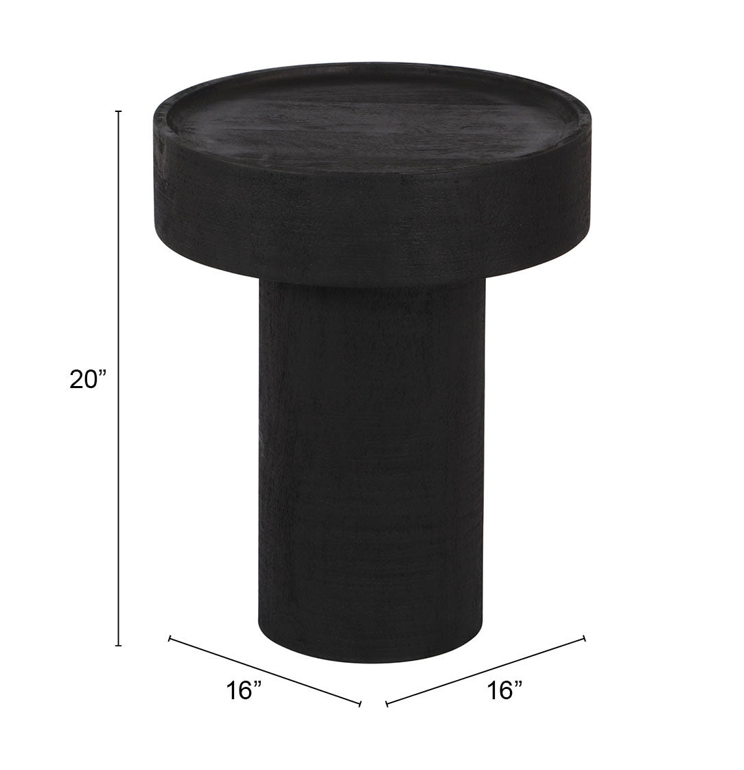 Watson Side Table Black - Cozy Roots Decor